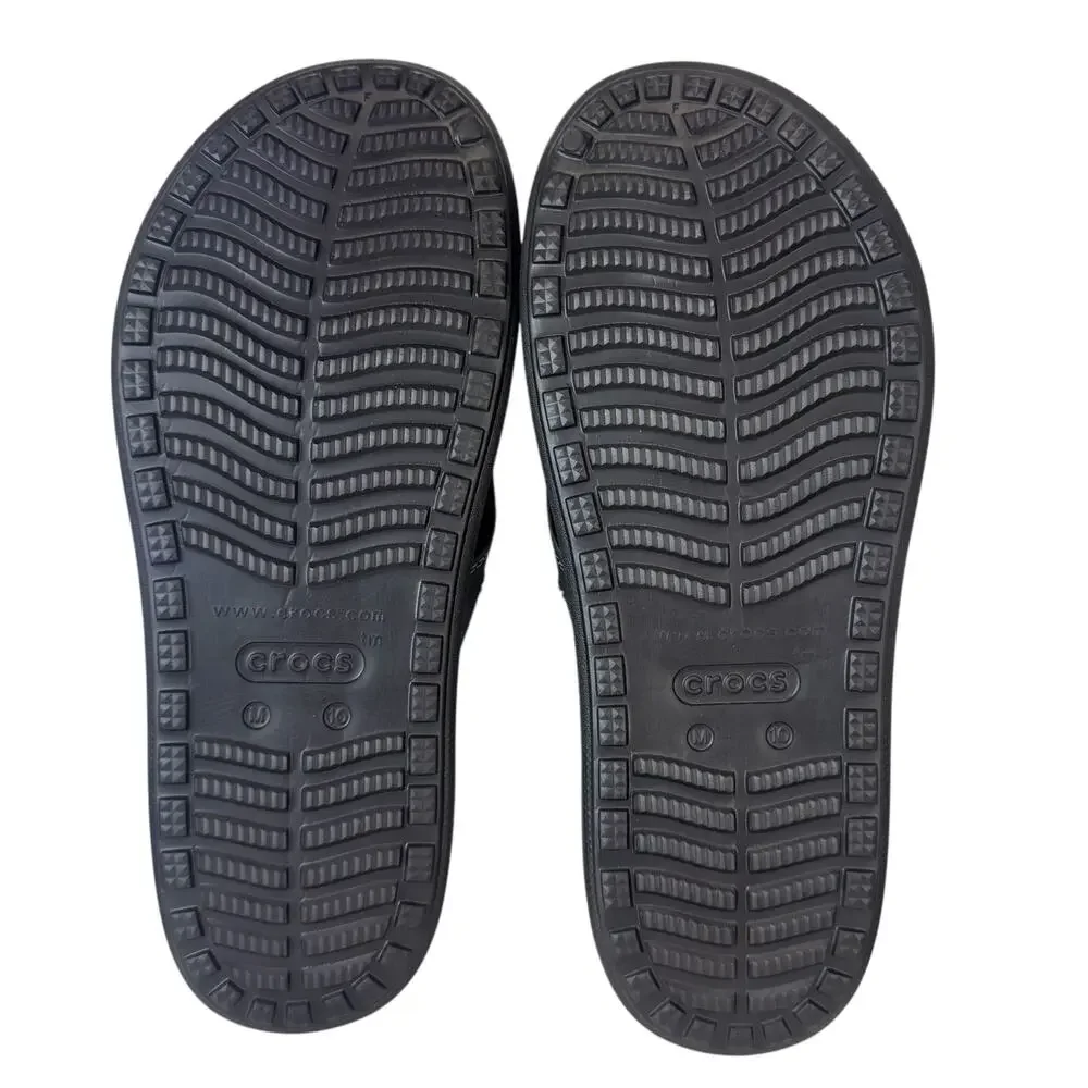 Crocs Yukon Vista II LiteRide Flip Flops Comfortable Beach Sandals Mens Size 10